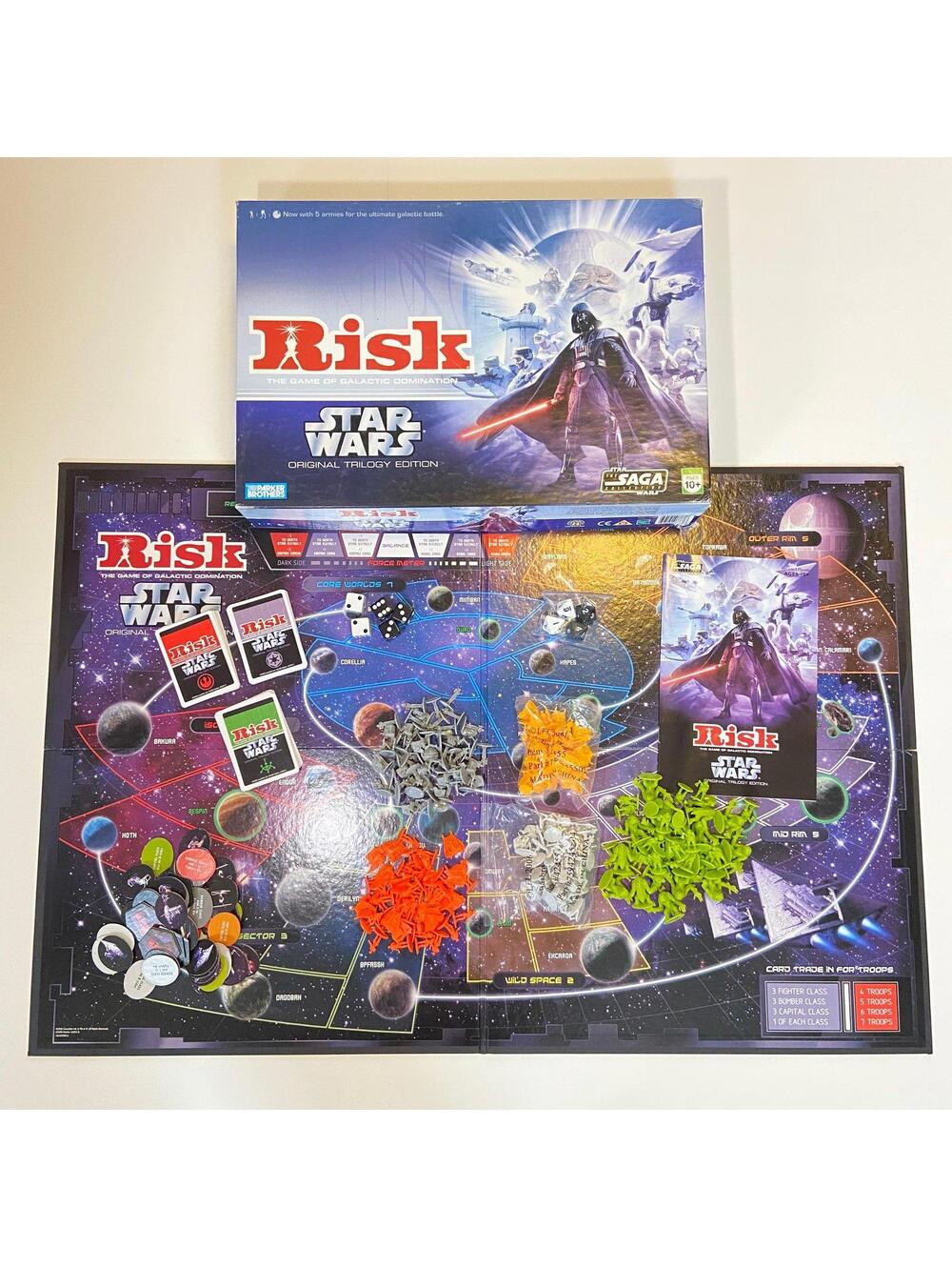 2006 Hasbro Star Wars Original Trilogy Edition Risk Board Game - 98% COMPLETE